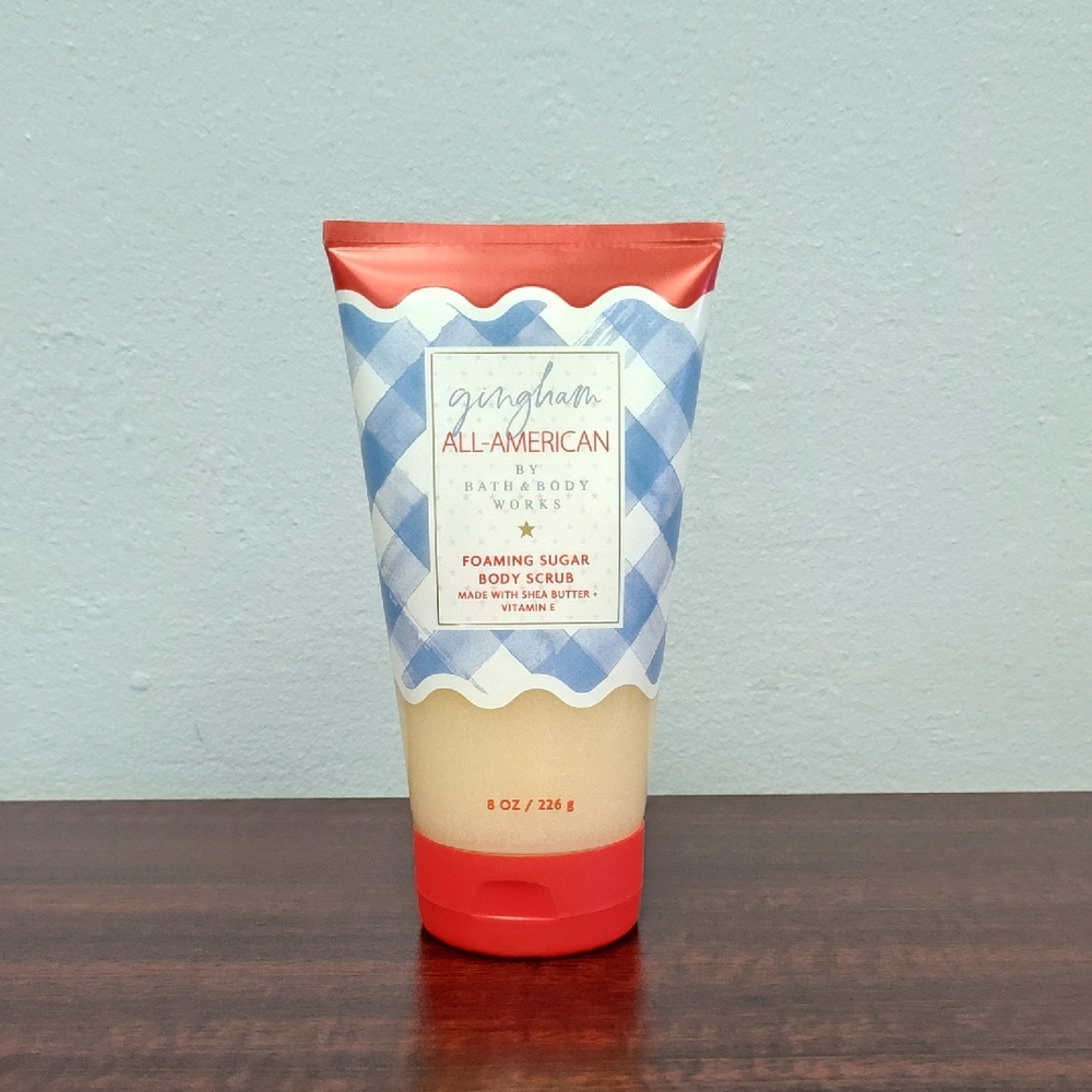 Bath & Body Works GINGHAM ALL AMERICAN Foaming Sugar Scrub